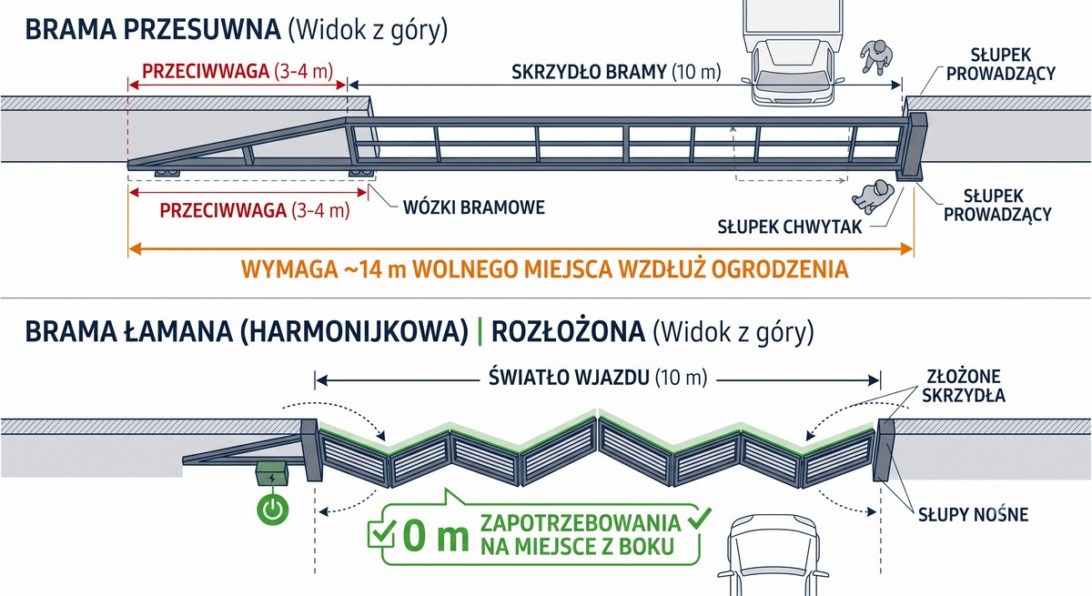 Schéma znázorňujúca rozdiely v bránach